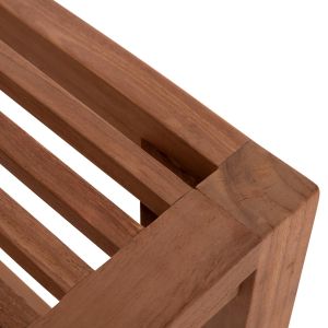 Bar stool with backrest Paiper Hm18110 teak in natural color 40x49.5x114 cm.