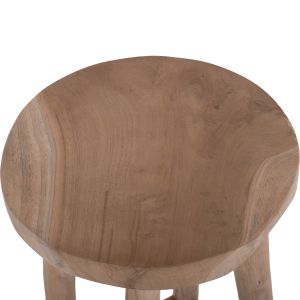 Bar stool teak solid wood Hm9338