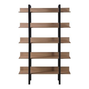 Boderta bookcase in Sonoma-black color 120x30x190cm