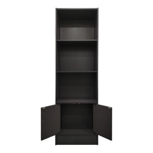 Библиотека Tekaro I в антрацитен цвят 57x33x180см