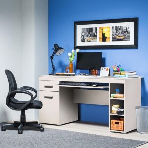 Desk Alfa Opaque white 145x66x76cm