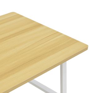 Бюро Ferje с рафтове от Mdf в естествено бял цвят 100x48x75см