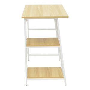 Бюро Ferje с рафтове от Mdf в естествено бял цвят 100x48x75см