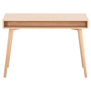 Desk Gaet Hm18292 melamine in sonama-gray-beige-white 110x50x76.5hcm.