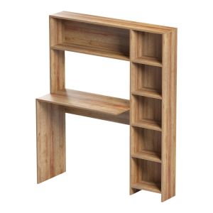 Бюро Janson с етажерка в дъбов цвят 113.2x40x141.8 см