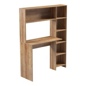 Бюро Janson с етажерка в дъбов цвят 113.2x40x141.8 см