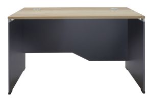 Desk Lotus in oak-dark gray color 120x80x75cm