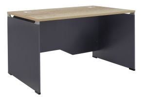 Desk Lotus in oak-dark gray color 120x80x75cm