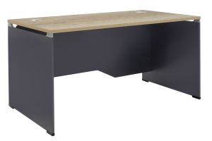 Desk Lotus in oak-dark gray color 150x80x75cm