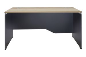 Desk Lotus in oak-dark gray color 150x80x75cm