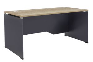 Desk Lotus in oak-dark gray color 180x80x75cm
