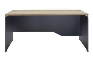 Desk Lotus in oak-dark gray color 180x80x75cm