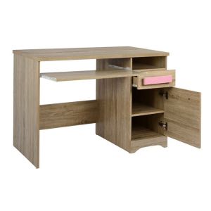 Бюро Playroom Sonama-розови дръжки Hm11154,02 110x55x76,5