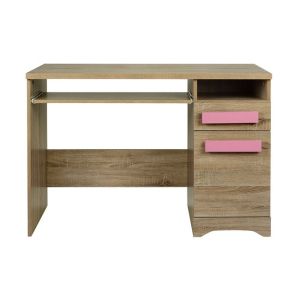 Бюро Playroom Sonama-розови дръжки Hm11154,02 110x55x76,5
