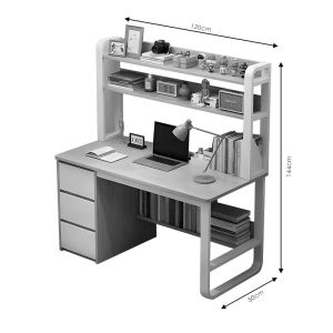 Desk Soco Mdf in natural-white color 120x50x144cm