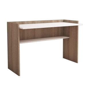 Desk melamine sonoma-white 118x58x80hcmhm9227,12