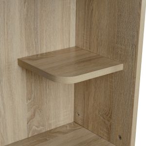 Desk with bookcase Hm2032,02 Status sonoma color 120x55x182