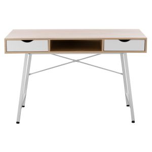 Desk with drawers, white/sonoma color Hm2128.01 120x48x76.5