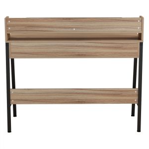 Walnut desk with black metal frame Hm2129.02