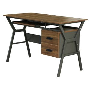 Desk, walnut-gray, 120x60x76 Hm2130,03