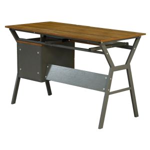 Desk, walnut-gray, 120x60x76 Hm2130,03