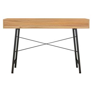 Desk, walnut-gray-black, 120x48x76.5 Hm2128.03