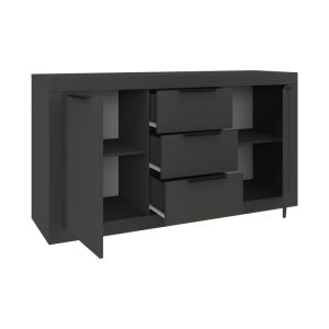 Doha buffet in anthracite color 150x45x80.5cm