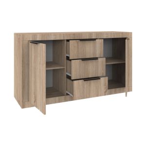 BUFFET DOHA IN SONOMA COLOR 150X45X80.5CM
