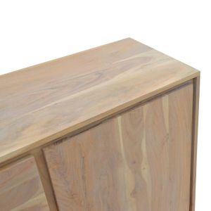 Emira buffet, solid acacia wood, natural color, 160x40x80cm