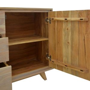 Emira buffet, solid acacia wood, natural color, 160x40x80cm