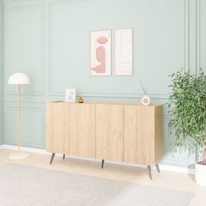 Kudro buffet in oak shade 180x43x100cm