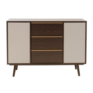 Бюфет Nastia в тъмен орех - бял цвят 48х39х75cm