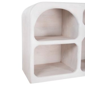 Бюфет Santorini Wood Handyr масивно мангово дърво бял цвят 165x35x75hcm Hm9705