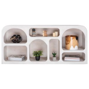 Бюфет Santorini Wood Handyr масивно мангово дърво бял цвят 165x35x75hcm Hm9705
