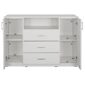 Buffet with drawers Adler Hm2430,03 120x45x85