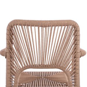 White aluminum chair Hm5771.01 55χ63χ82cm