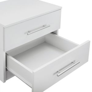 White bedside table Hm2220,05 48x40,5x41,5cm