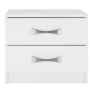 Бяло нощно шкафче Hm2235,05 λευκο 48x40,5x41,5ycm