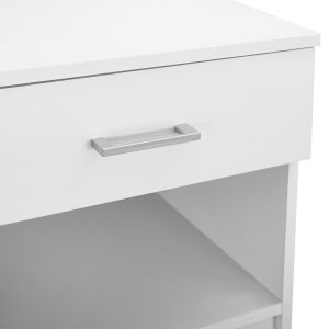 White bedside table Hm2345,05 45x35,5x47cm
