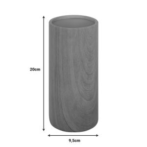Joefer ceramic vase in natural color D9.5x20cm