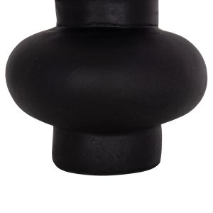 Ваза Lema Hm4664.01m теракота в черно - Φ22x29hсм.