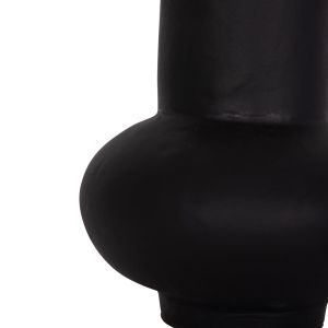 Ваза Lema Hm4664.01s теракота в черно - Φ22x22hсм.