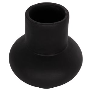Ваза Lema Hm4664.01s теракота в черно - Φ22x22hсм.
