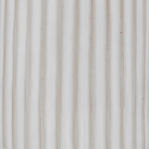 Whiten ceramic vase in white color D13x28cm