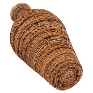 Floor vase Hm7836 banana wood threads D43x100hcm