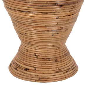 Floor vase Hm7852 made of rattan in natural color D30x100hcm