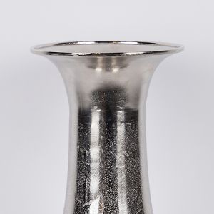 Ваза металик сребърно 24x20.5x47.5см