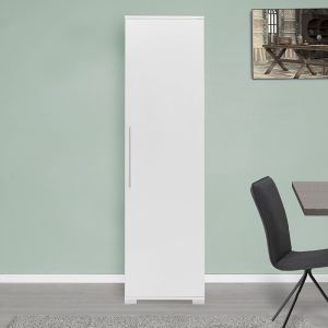 Tall single cabinet Diamond1 white matt 50x35x187cm