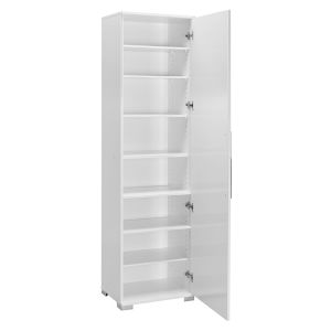 Tall single cabinet Diamond1 white matt 50x35x187cm