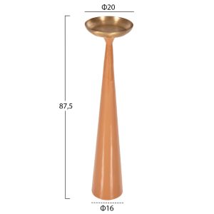 Tall candlestick (column) Guntur in -gold Hm4383 D20x87.5cm